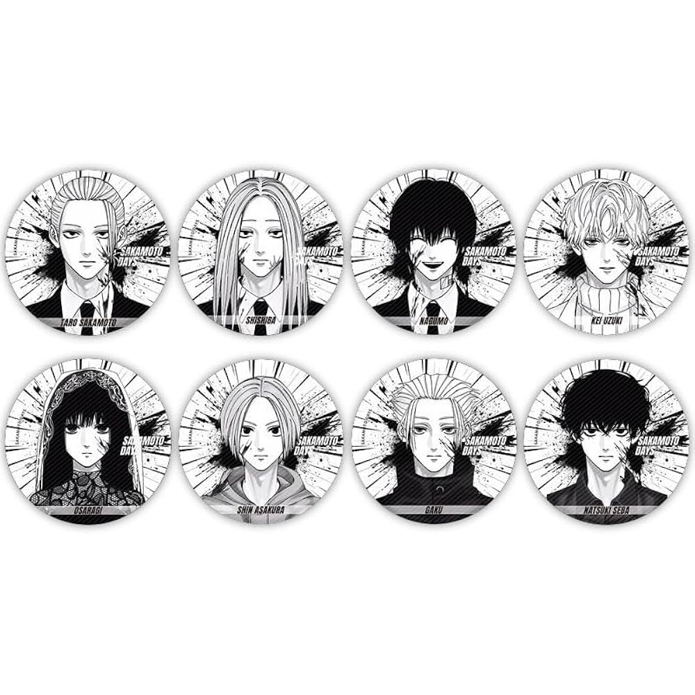 サカモトデイズ 神々廻 缶バッジ 当選品 ゼブラック サカモトデイズ