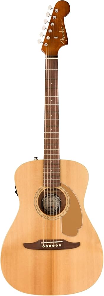 Amazon.com: Fender Malibu Player Acoustic Electric Guitar, Natural