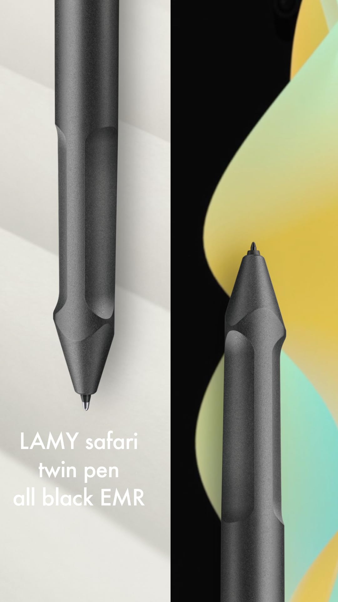 Amazon.com: Lamy Safari Twin Pen All Black Emr - Pc/El : Electronics