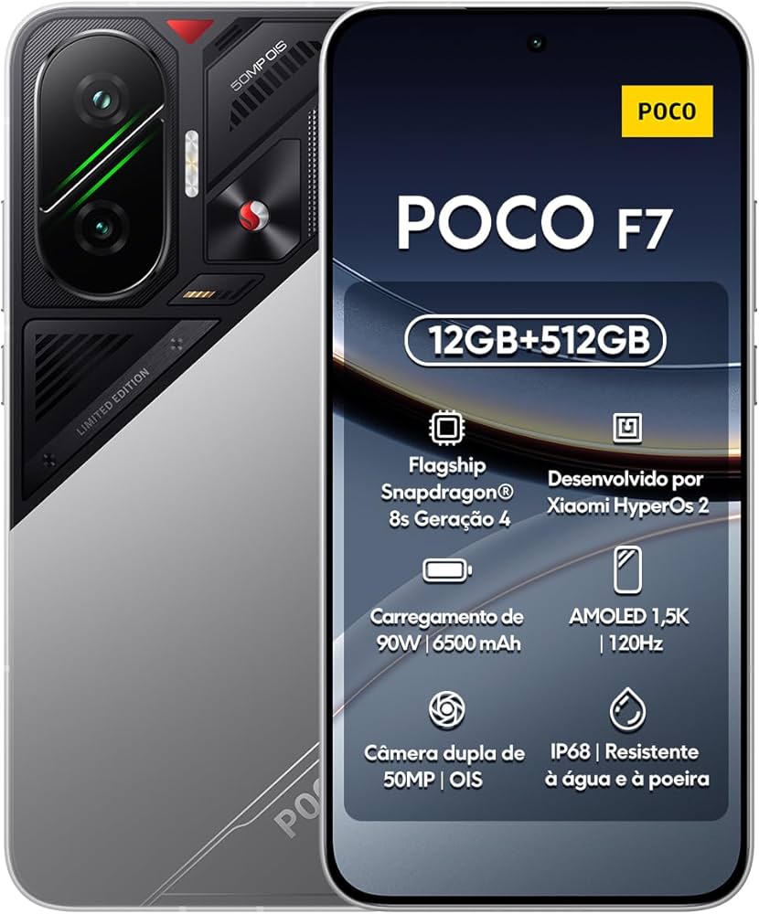 POCO F7 Silver 12GB RAM 512GB ROM: Buy Online at Best Price in UAE
