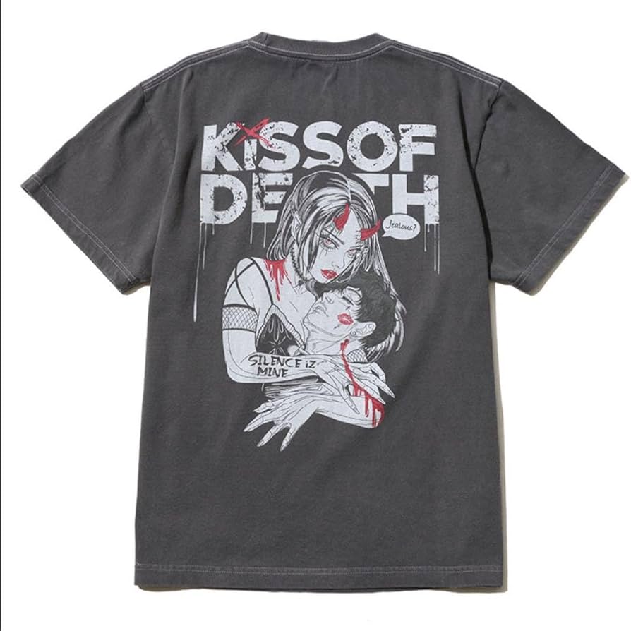 Amazon.co.jp: SiM ”KiSS OF DEATH” ヴィンテージスタイル Tee Lサイズ
