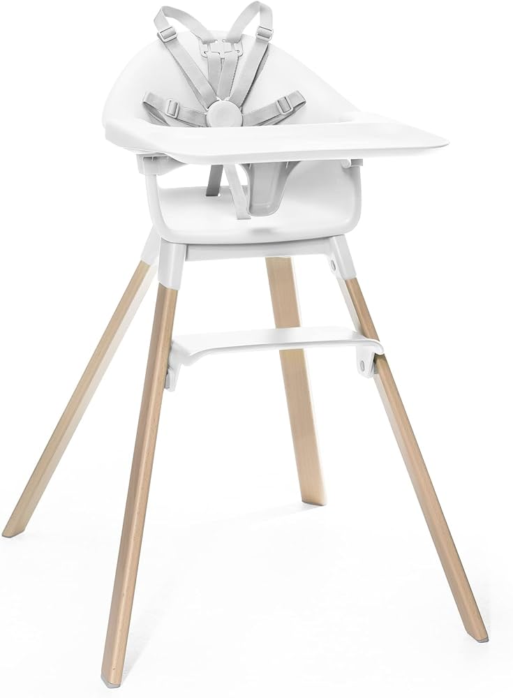 Amazon.com : Stokke Clikk High Chair, White - All-in-One High
