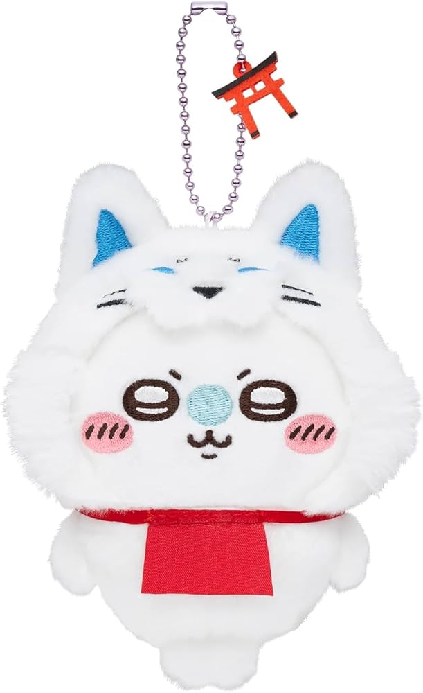 Amazon.co.jp: ちいかわもぐもぐ本舗 伏見稲荷なマスコット ぬいぐるみ