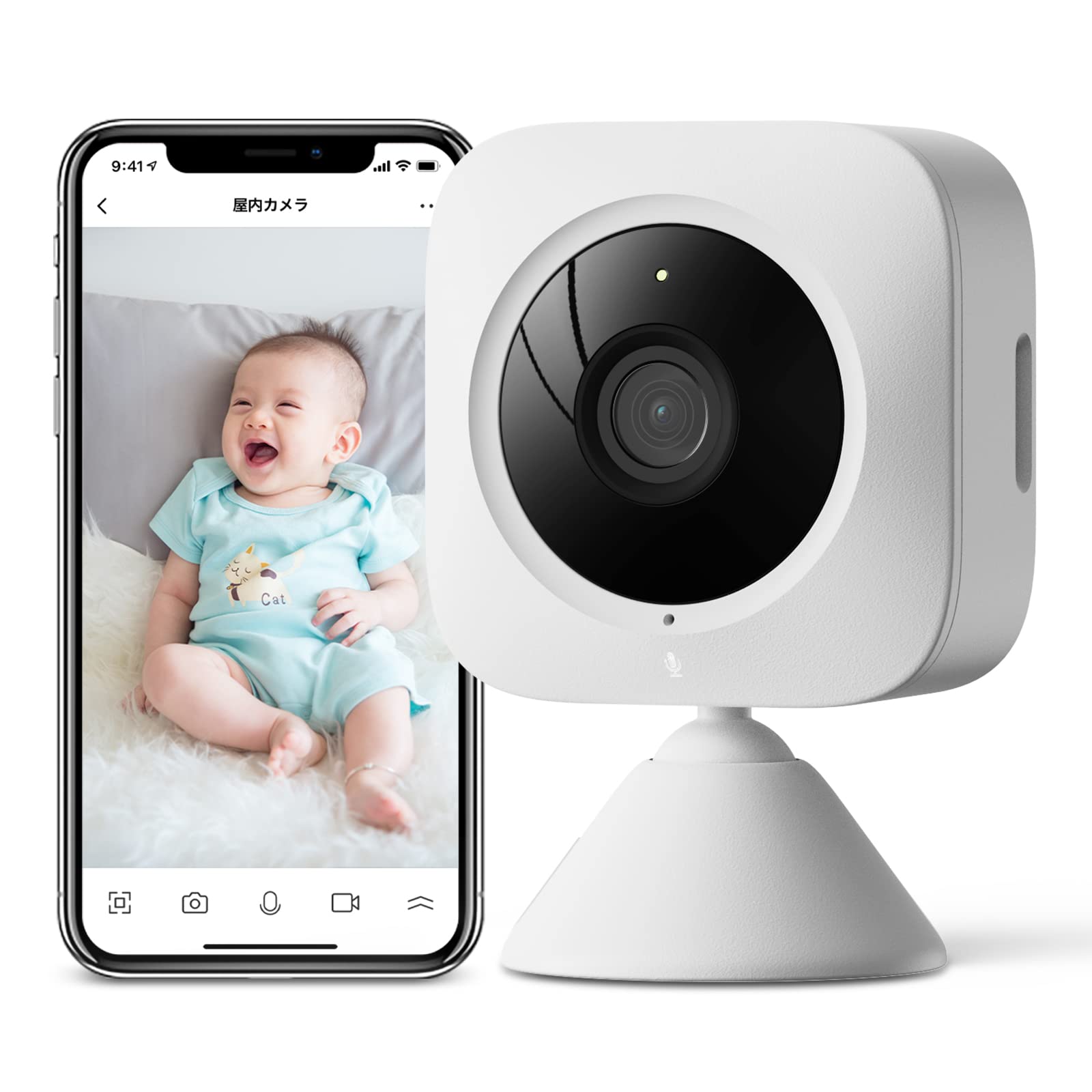 Amazon.co.jp: 【Works with Alexa認定】SwitchBot 防犯カメラ