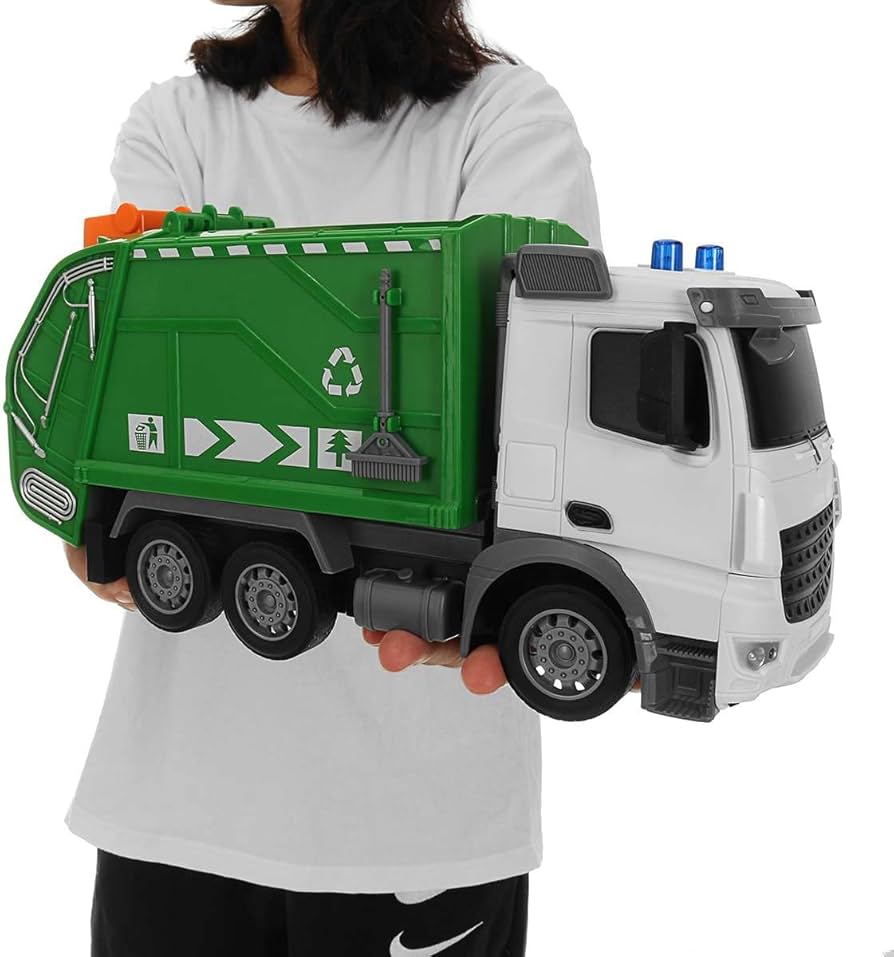 リモートコントロール プラスチックゴミ収集車 パッカー車 モデル