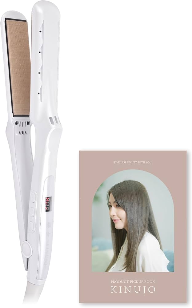 絹女 LM225 ホワイト ストレートヘアアイロン KINUJO LM225