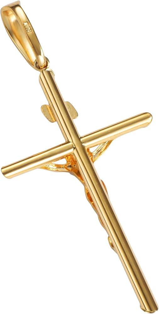 Amazon.co.jp: [スペランツァ] K18 ゴールド キリスト クロス