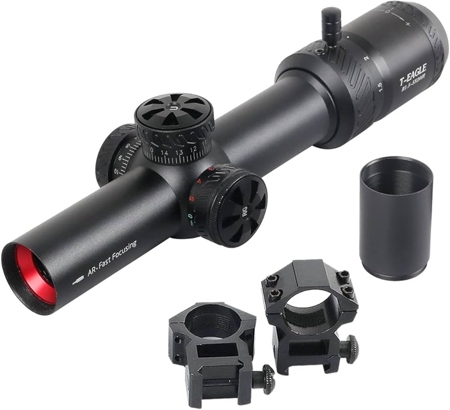 Amazon.co.jp: T-EAGLE ライフルスコープ R1.5-5x20IR 可変倍率