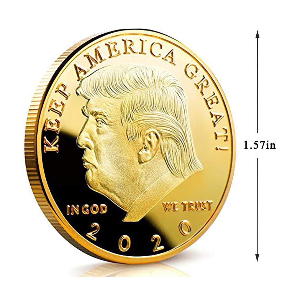 Amazon.co.jp: 4パックトランプ記念コイン限定版2020記念ノベルティ