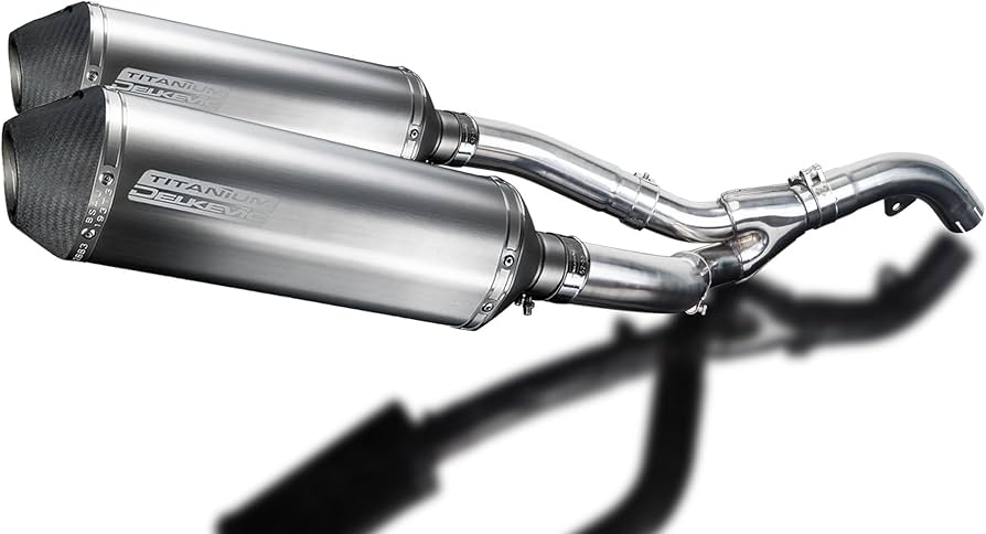 Amazon | DELKEVIC スリップオン エキゾースト マフラー/XOVAL