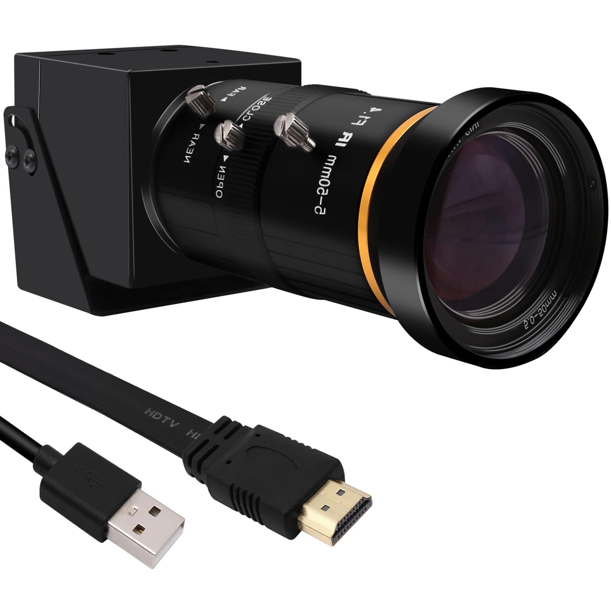 Amazon.co.jp: HDMI USBカメラ Rabbitroom 4K UHD 30FPS Webcam 10倍