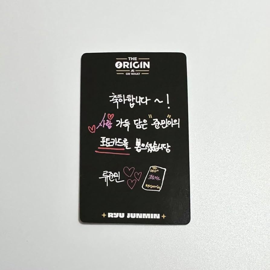 Amazon.co.jp: ATBO ジュンミン the origin トレカ ホビー グッズ