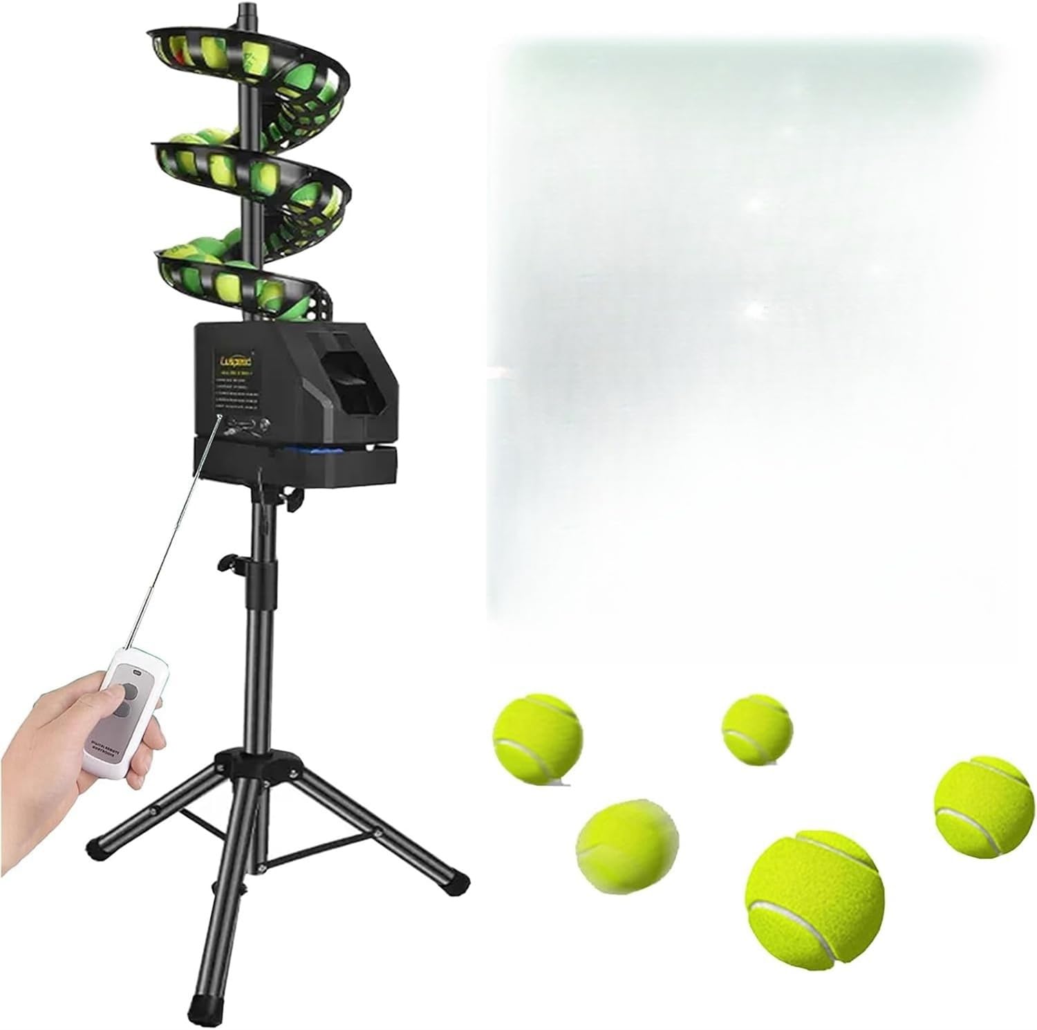 Amazon | Dazzix自動球出し機 自動 テニス ボール 球 出し 機 テニス