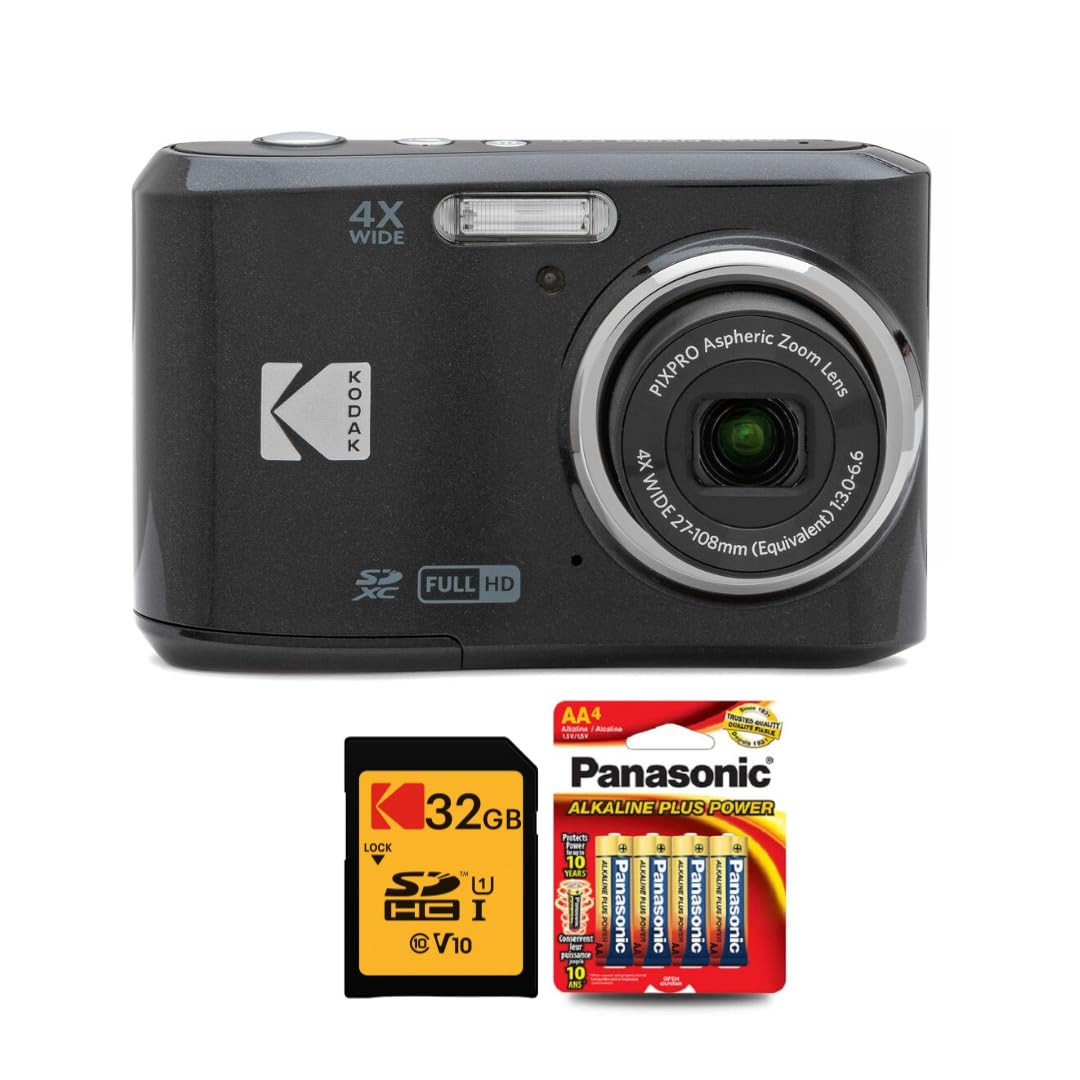 Amazon.com : Kodak PIXPRO FZ45 Digital Camera (Black) Bundle with