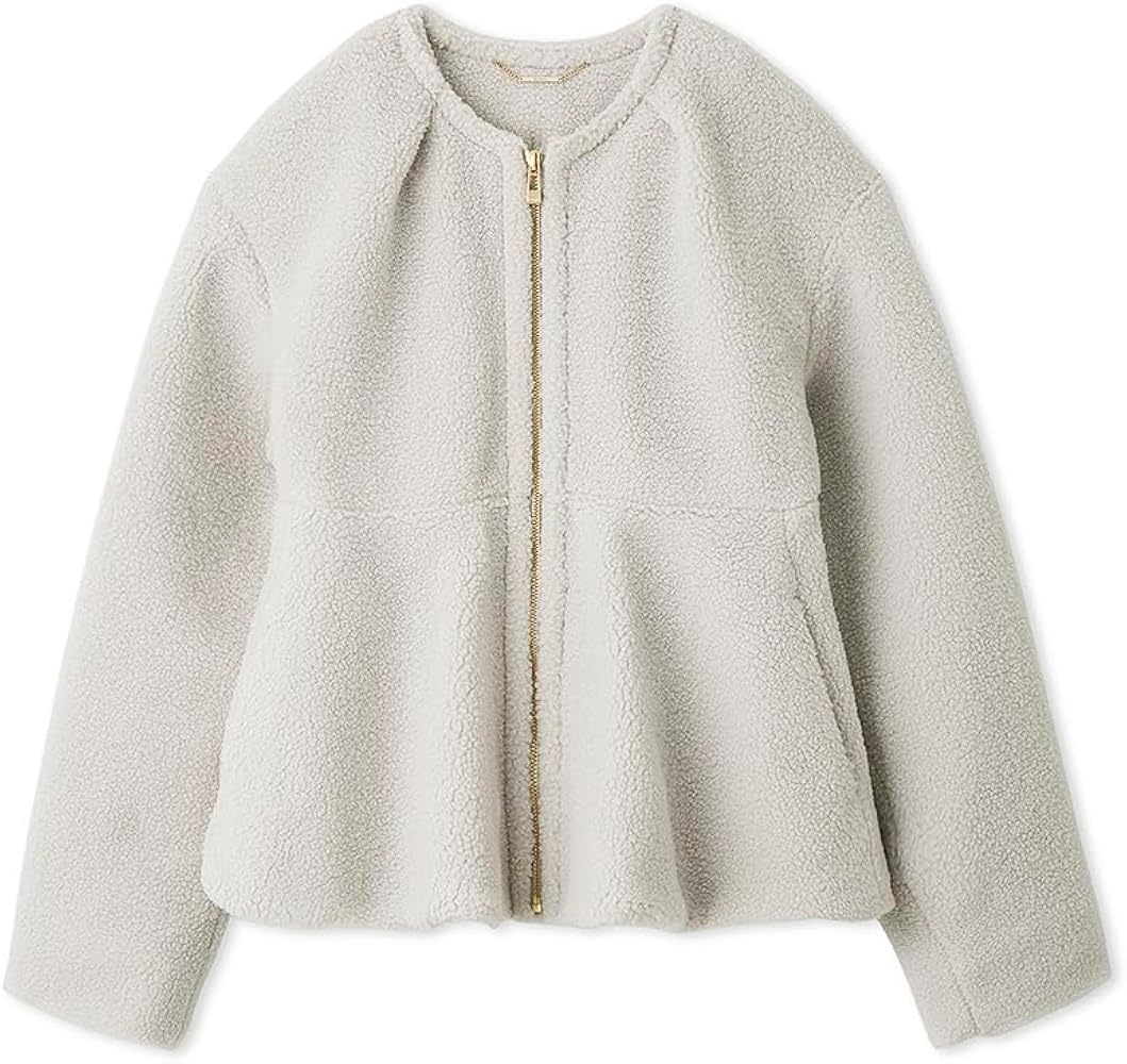 Amazon.co.jp: [セルフォード] ボアペプラムジャケット CWFJ245006