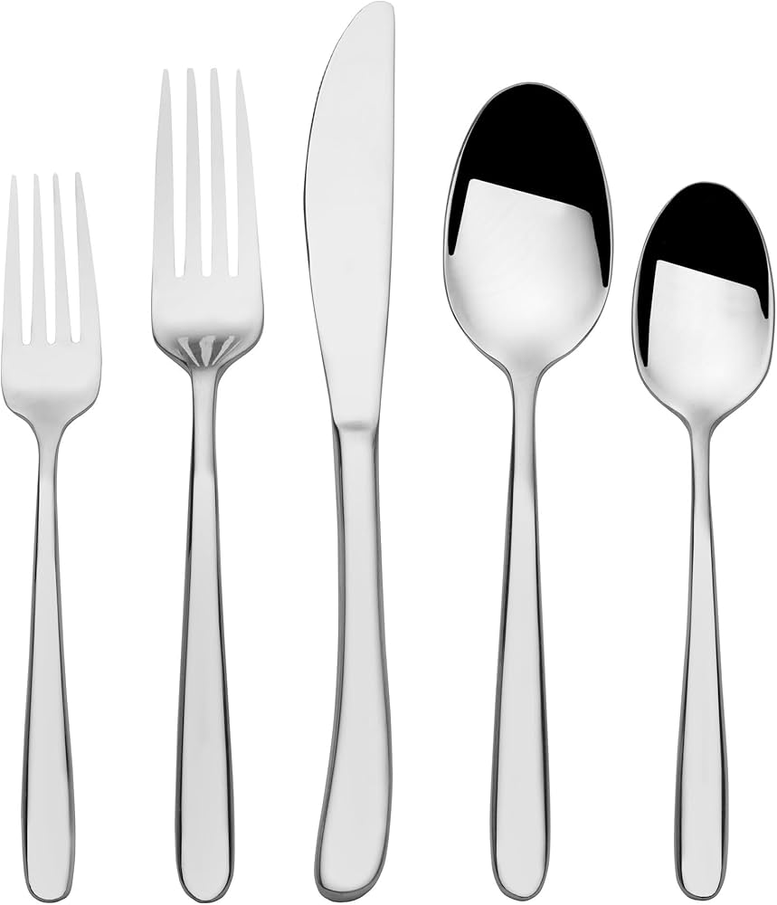Amazon.com | Towle Living 10-Piece Silverware Set, Service for 2