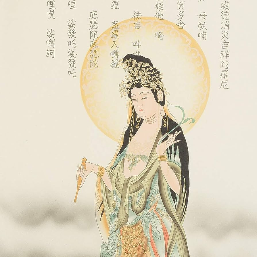 Amazon.co.jp: 消災白龍観音 祈り 掛軸 掛け軸 飾り : ホーム＆キッチン