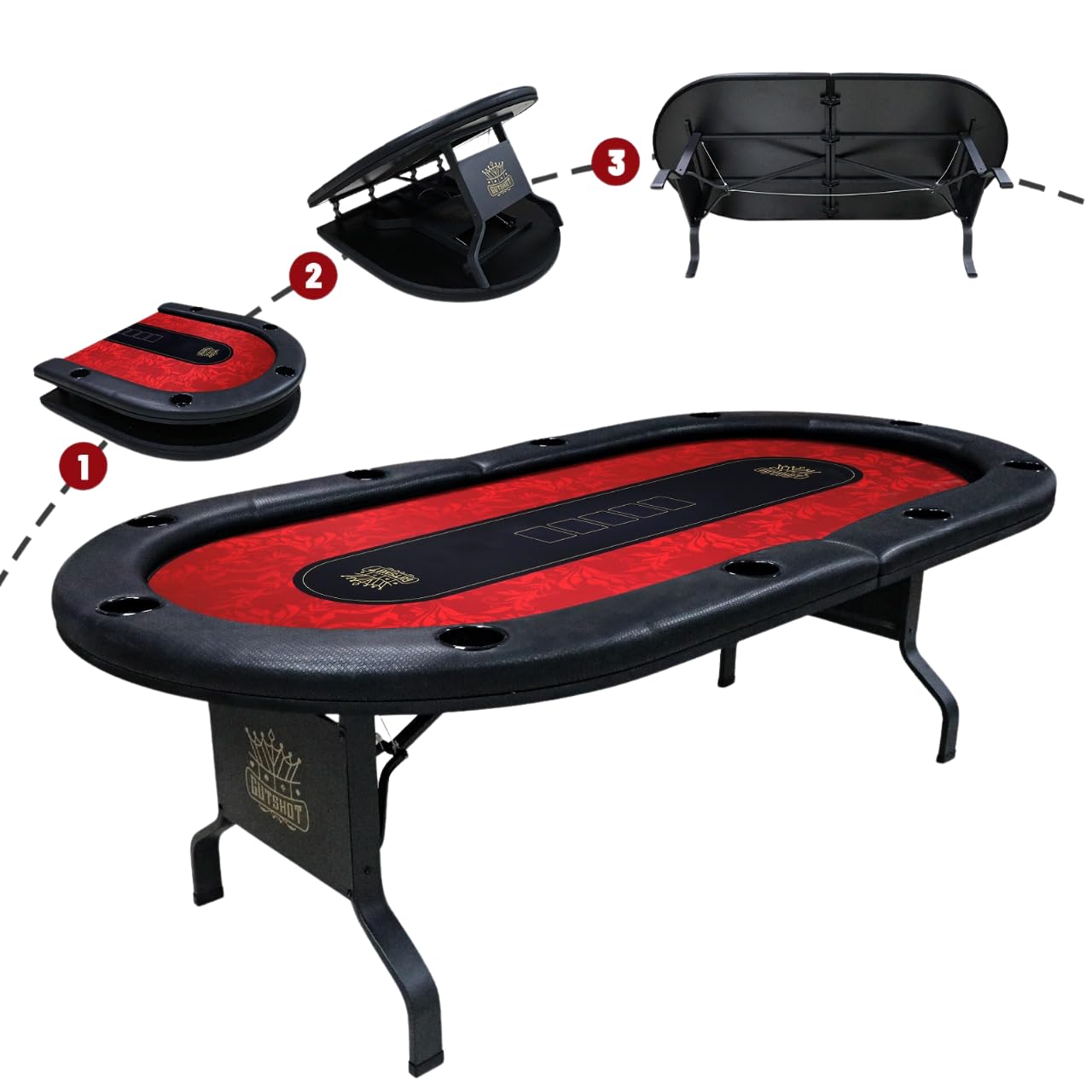 引き取り限定】バリントン ポーカーテーブル 引き取り限定】バリントン