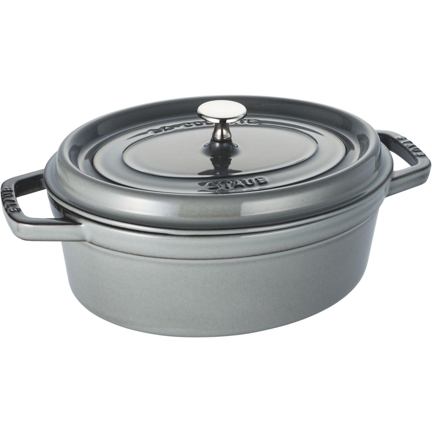 Amazon｜staub ストウブ 「 ピコ ココット オーバル グレー 27cm