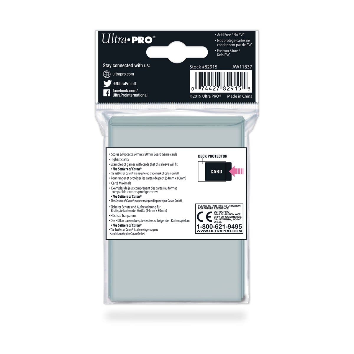 Amazon.co.jp: ウルトラプロ 54㎜×80㎜サイズカード用ボードゲーム