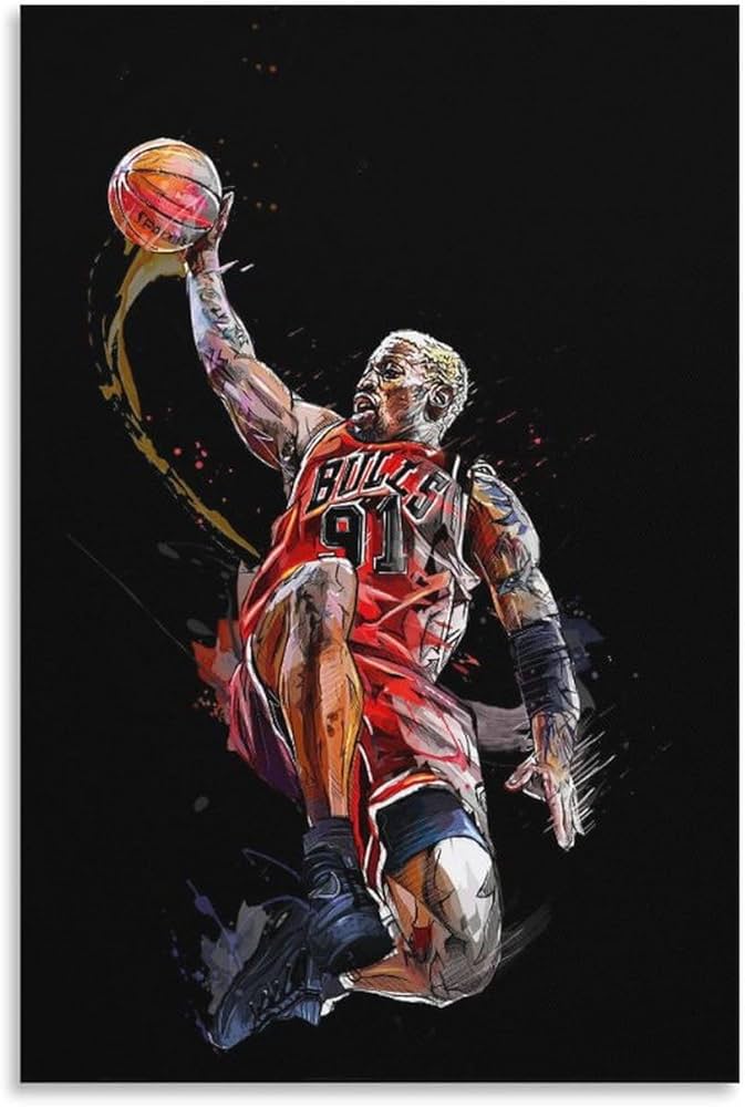 dunkshot NBA マガジン デニス・ロッドマン ポスター dunkshot NBA