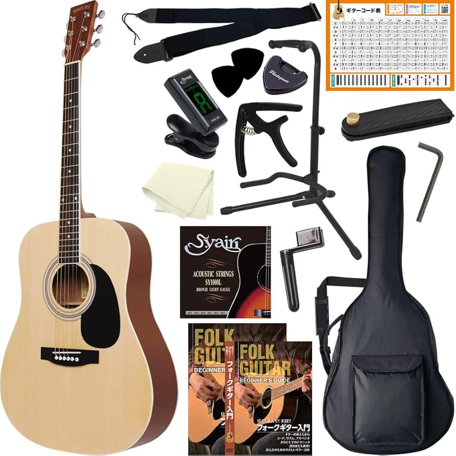 Amazon | HONEY BEE ハニービー アコースティックギター ウエスタン