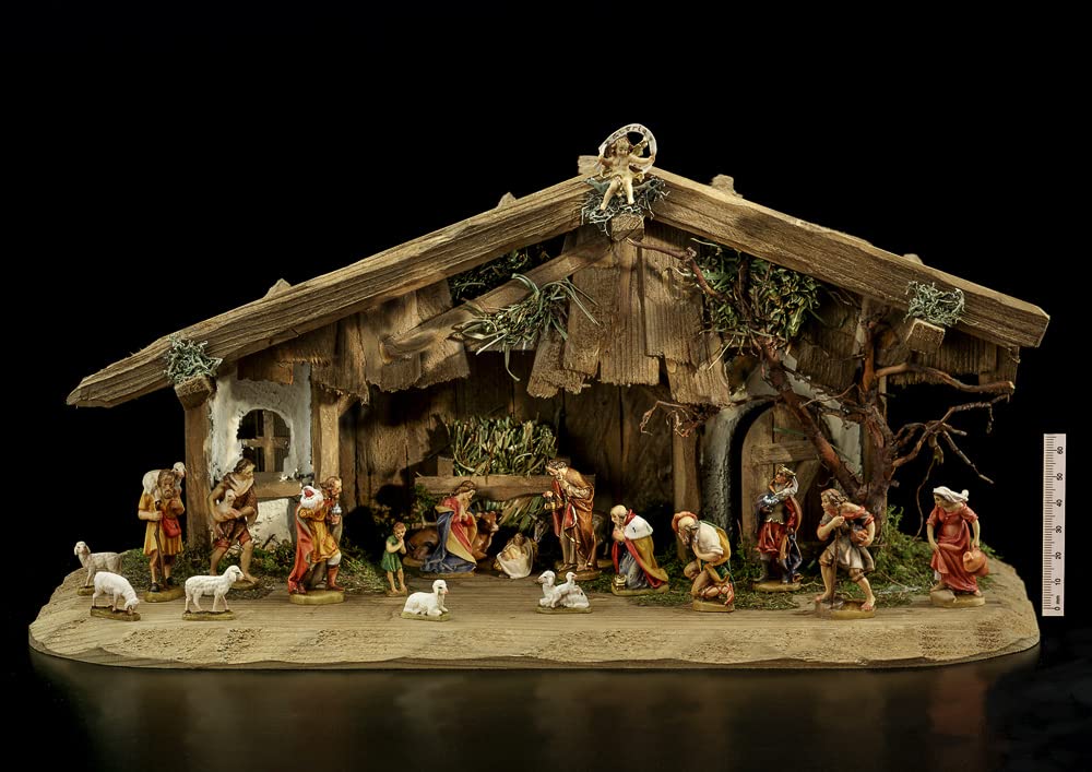 Amazon.co.jp: 創業100年木彫りブランド《レーピ》クリスマス人形