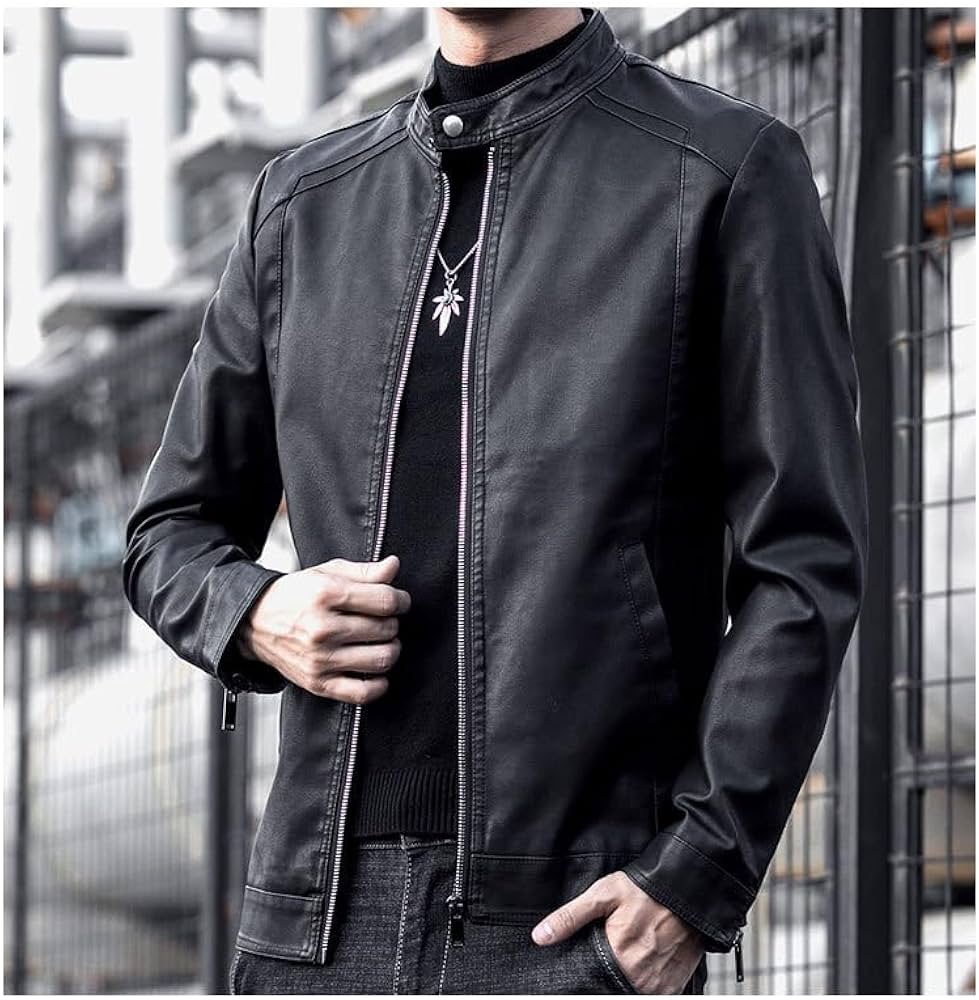 Amazon.co.jp: M~4XL レザージャケット メンズ 大人 かっこいい