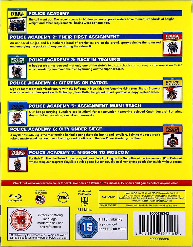 Amazon.com: Police Academy 1-7-The Complete Collection : Steve