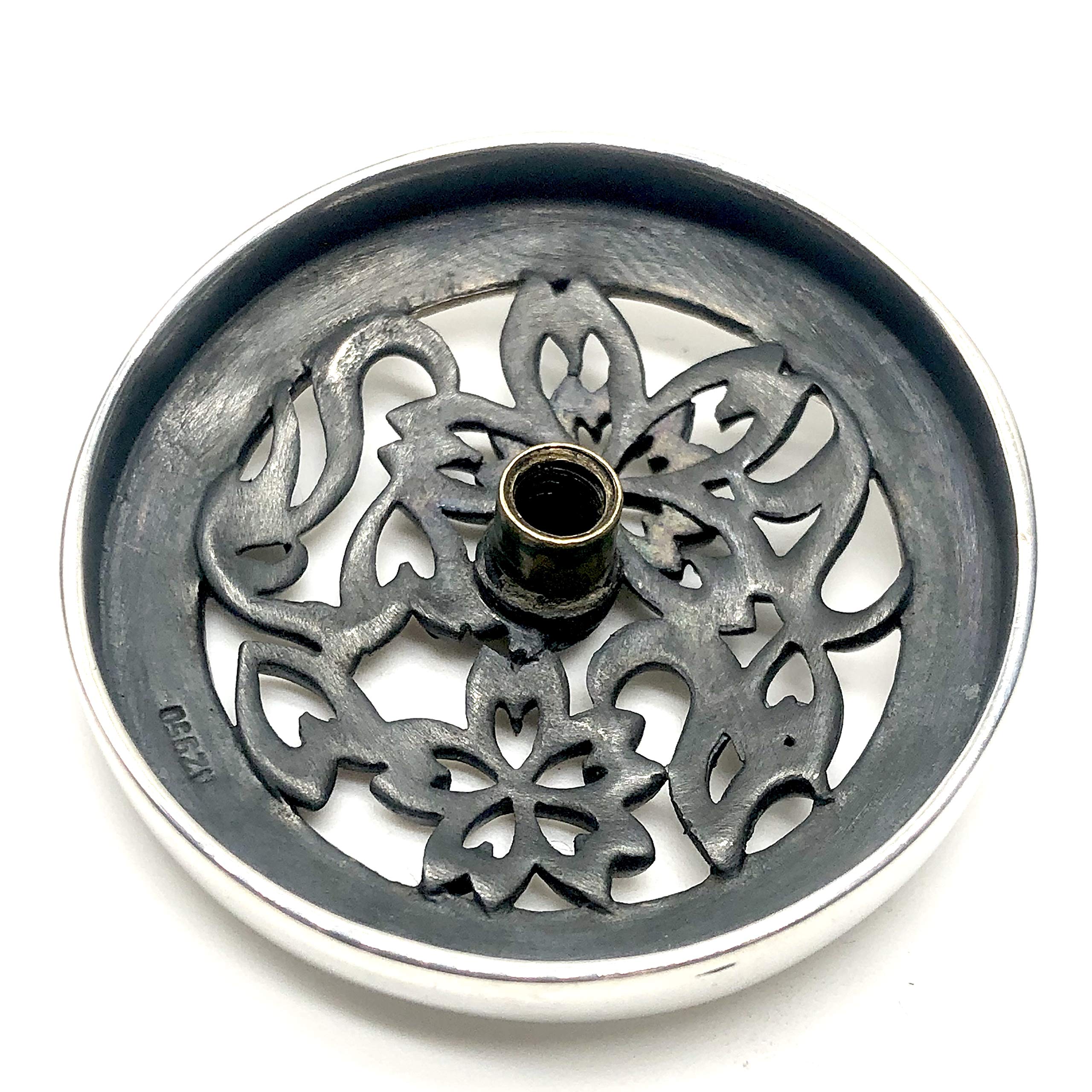 Amazon.co.jp: ALZUNI アルズニ シルバー コンチョ ネジ式 透かし 桜