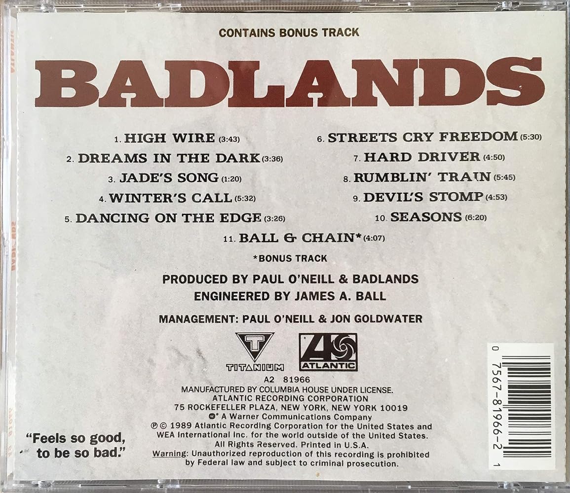 Amazon.co.jp: Badlands : ミュージック