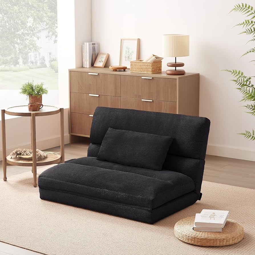 Amazon｜折りたたみ ソファベッド 幅103cm 2人掛け リクライニング5