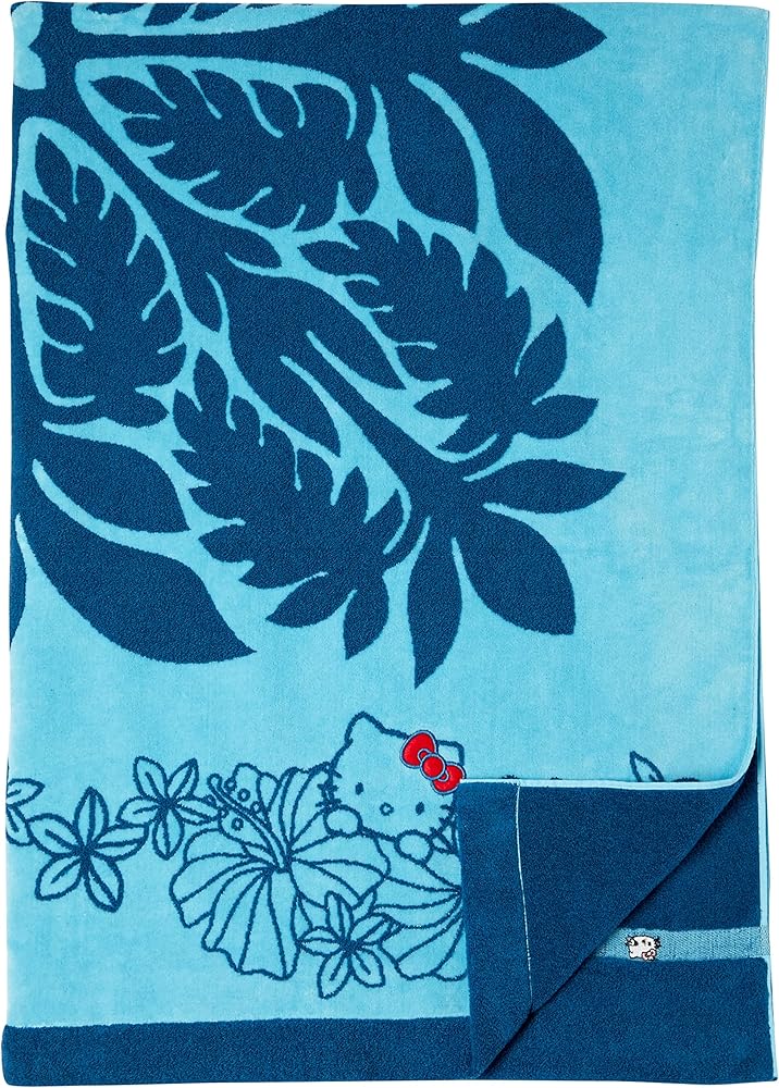 Amazon.co.jp: タオルケット ハワイアンキルト柄 ハローキティ＆レイ