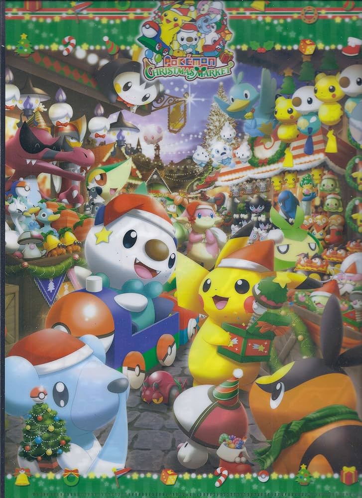 Amazon.co.jp: ポケモン A4クリアファイル クリスマスマーケット