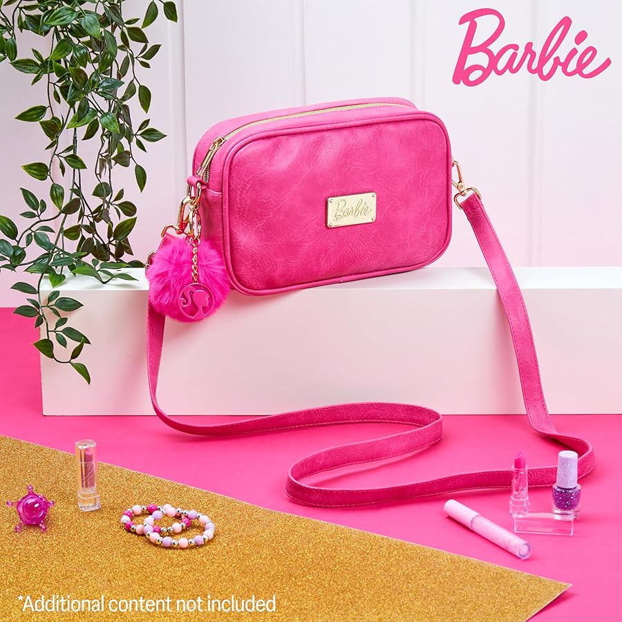 Amazon.com: Barbie Messenger Bag for Girls, Shoulder Bag with