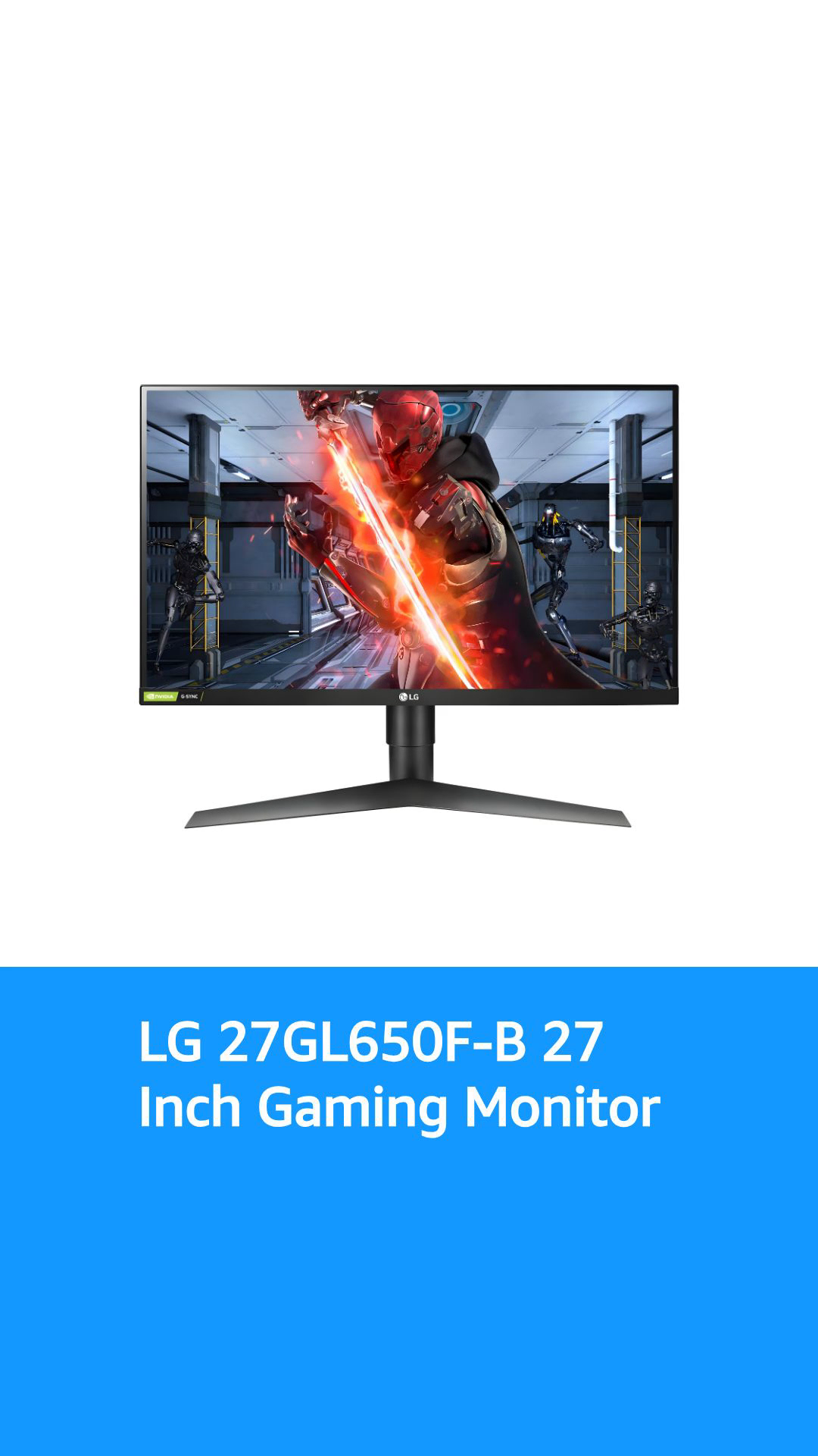 LG Ultragear 27GL650F-B 27 Inch Full HD 5ms with 1ms MBR 144Hz