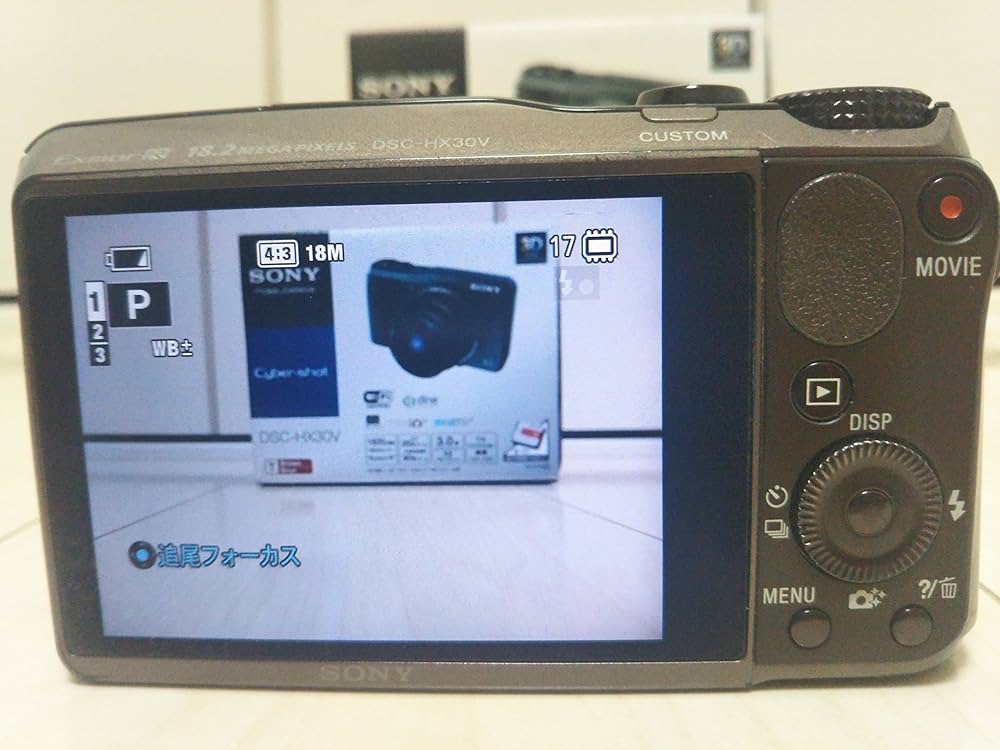 SONY DSC-HX30V 動作確認済 GPS wifi転送可 コンデジ DSC-HX30V 特長