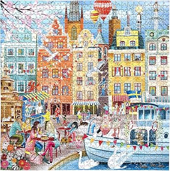 Amazon | eeBoo Piece & Love:ストックホルム - 1000ピースパズル