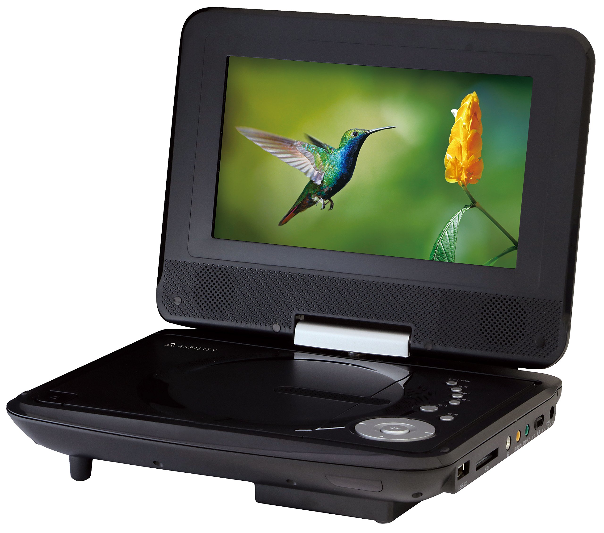 Amazon.co.jp: エスキュービズム 7インチポータブルDVDプレーヤー AC