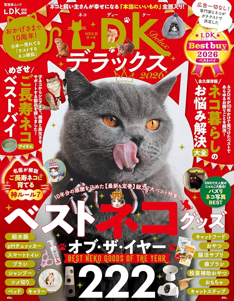 ネコDKデラックス2026 (晋遊舎ムック) | 晋遊舎 |本 | 通販 | Amazon