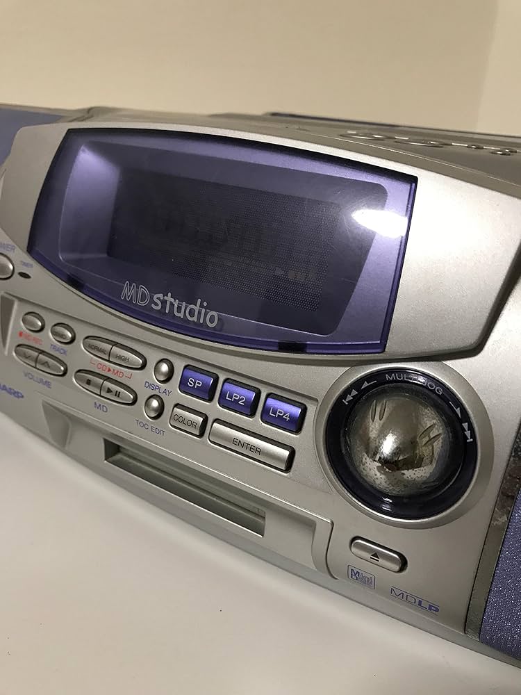 Amazon.co.jp: SHARP シャープ MD-F150-A ブルー MD/CDシステム（CD/MD