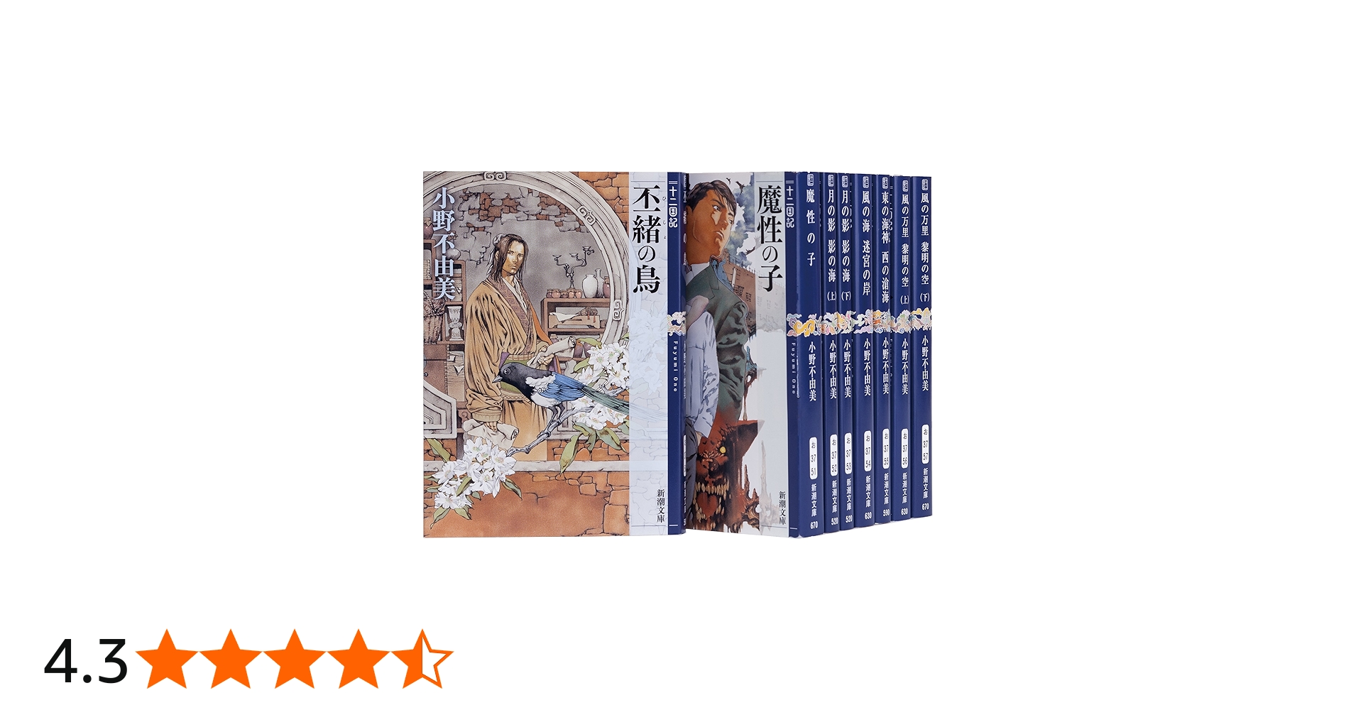 Amazon.co.jp: 新潮文庫 十二国記セット : 小野 不由美: 本