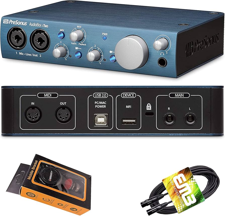 Amazon.co.jp: PreSonus AudioBox iTwo USBオーディオインターフェース