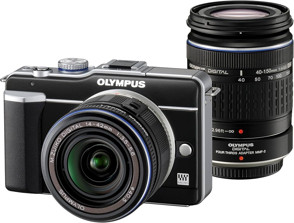 Amazon | OLYMPUS マイクロ一眼 PEN E-PL1ダブルズームキット ブラック