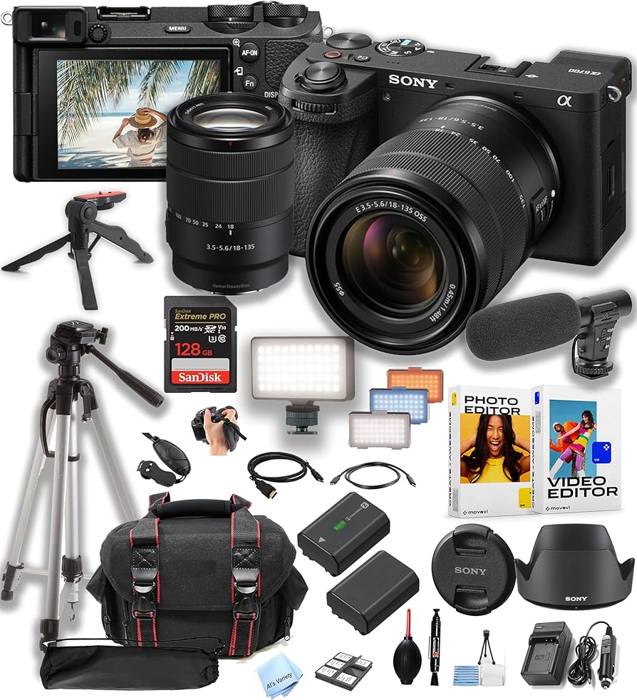 Amazon.com : Sony a6700 Mirrorless Camera with 18-135mm Lens +