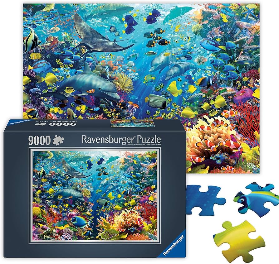 Amazon | UNDERWATER PARADISE 9000 PIECE | ジグソーパズル | おもちゃ