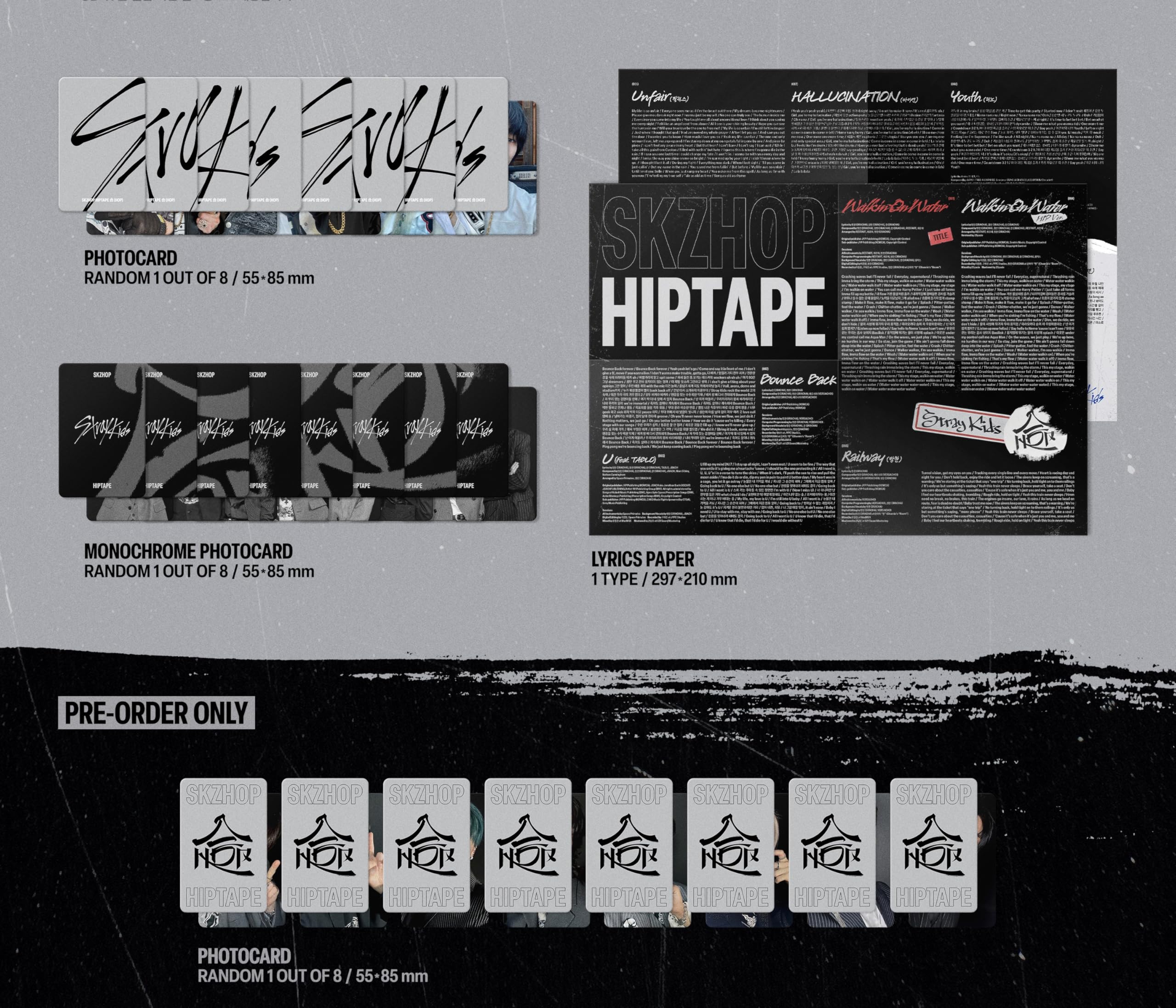 Amazon.com: Generic Stray Kids 10th Mini Album SKZHOP HIPTAPE [HOP