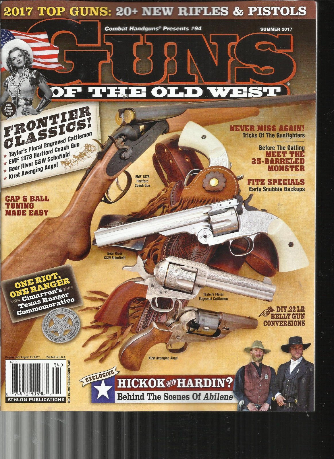 Amazon.com: GUNS OF THE OLD WEST MAGAZINE, SUMMER, 2017# 94 2017
