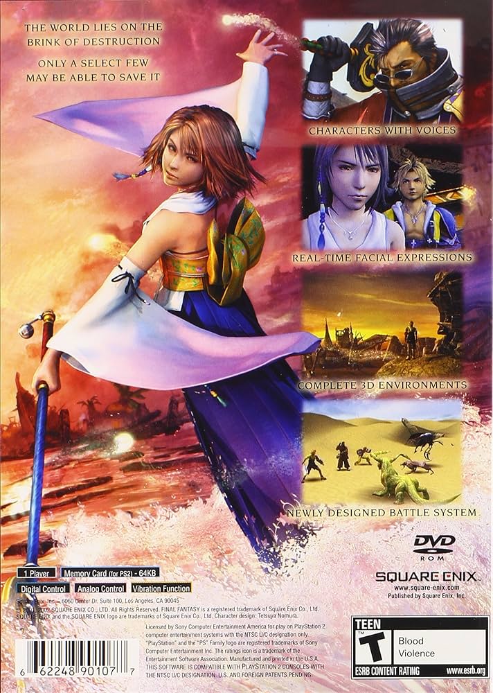 Amazon.com: Final Fantasy X Greatest Hit PS2 : Square Enix LLC