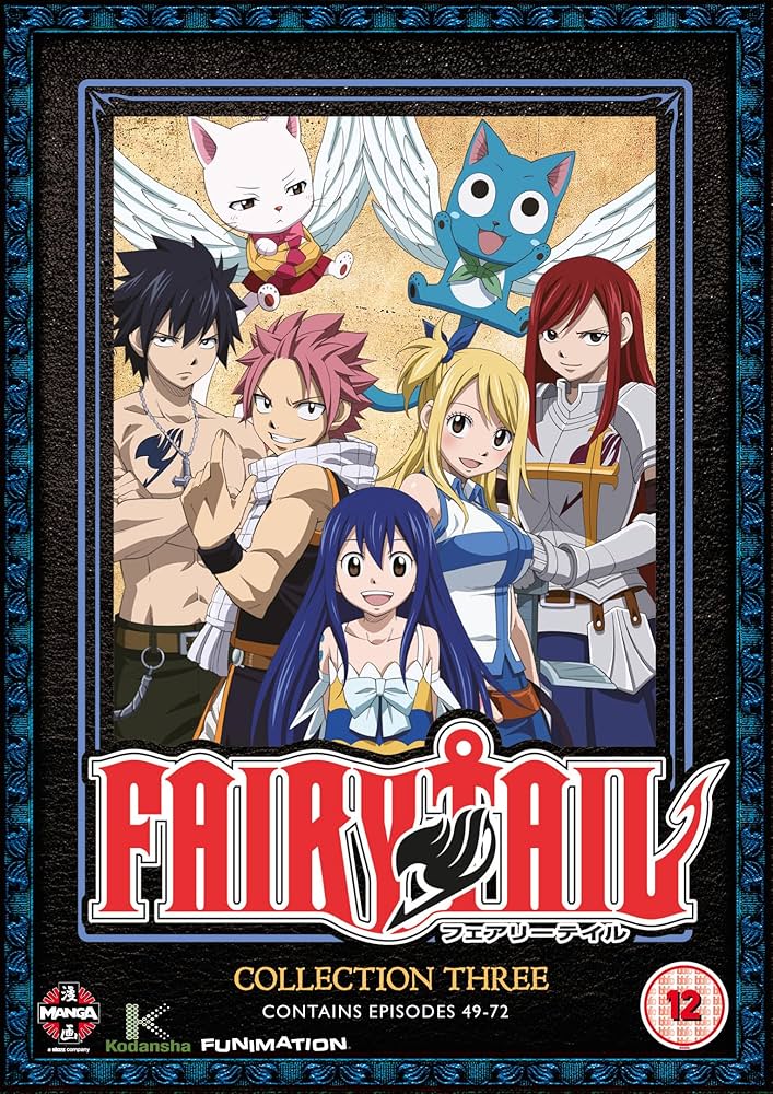 Amazon.com: Fairy Tail Collection Three (Episodes 49-72) [DVD